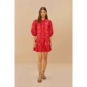 Red Olivia Organic Cotton Mini Dress